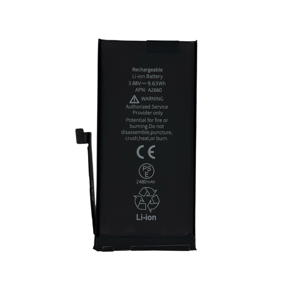 Аккумулятор для смартфона Apple iPhone 13 mini (IC MCU) 2480mAh (Усиленный) Привязка как Подлинное