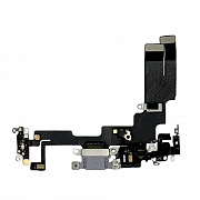 Шлейф с разъемом зарядки и микрофоном для iPhone 14 (Фиолетовый) (AASP)