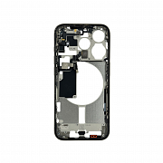 Средняя часть корпуса для iPhone 15 Pro в сборе с шлейфами (Natural Titanium) (Разбор) (5G) (eSIM)