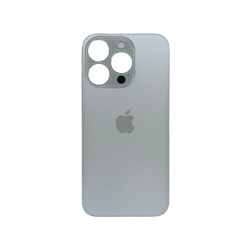 Задняя крышка для iPhone 14 Pro (Белый) широкий вырез