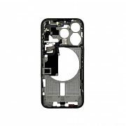 Средняя часть корпуса для iPhone 15 Pro в сборе с шлейфами (White Titanium) (Разбор) EU