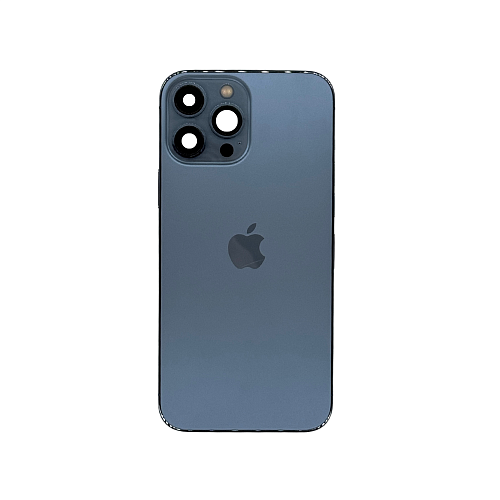 Корпус с задней крышкой CE для iPhone 13 Pro Max в сборе с шлейфами (Голубой) (Разбор)