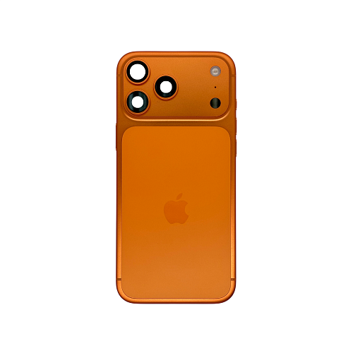 Корпус с задней крышкой для iPhone 17 Pro Max в сборе с шлейфами (Cosmic Orange) (Разбор) SIM