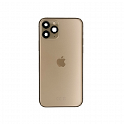 Корпус с задней крышкой CE для iPhone 11 Pro в сборе с шлейфами (Золотой) (Без шлейфа зарядки)