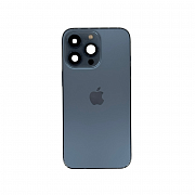 Корпус с задней крышкой CE для iPhone 13 Pro в сборе с шлейфами (Голубой) (Разбор)