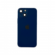 Корпус с задней крышкой CE для iPhone 13 mini в сборе с шлейфами (Синий) (Разбор)