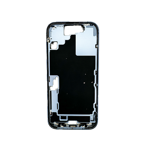 Средняя часть корпуса в сборе со шлейфами для смартфона Apple iPhone 17 (Голубой | Mist Blue) (Разбор) с поддержкой цифровой сим-карты (eSIM) 1