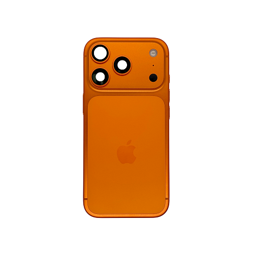 Корпус с задней крышкой для iPhone 17 Pro в сборе с шлейфами (Cosmic Orange) (Разбор) SIM