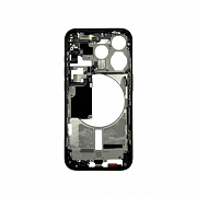 Средняя часть корпуса для iPhone 15 Pro в сборе с шлейфами (Black Titanium) (Разбор) EU
