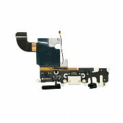 Шлейф c разъёмом зарядки, GSM антенной, микрофоном и аудио разъёмом для iPhone 6S (Белый) (AASP)