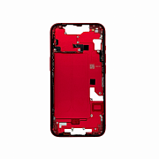Средняя часть корпуса для iPhone 14 в сборе с шлейфами (Красный) (Разбор)