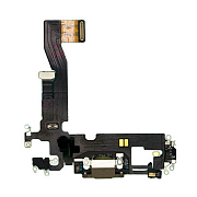 Шлейф с разъемом зарядки и микрофоном для iPhone 12 Pro (Золотой) (AASP)