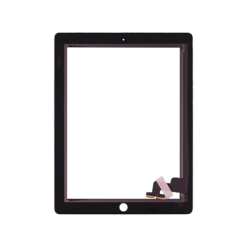 Сенсорное стекло (тачскрин) для iPad 2 Черный (Original) 1