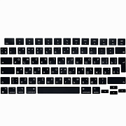 Набор клавиш для MacBook A2337, A2338, A2442, A2485, A2681, A2779, A2780, A2928, A2992, A2918, A2923, A2941, A2141, A2251, A3114, A3113, A3240, A3241, A3112 (Г-образный Enter) RUS (Синий)