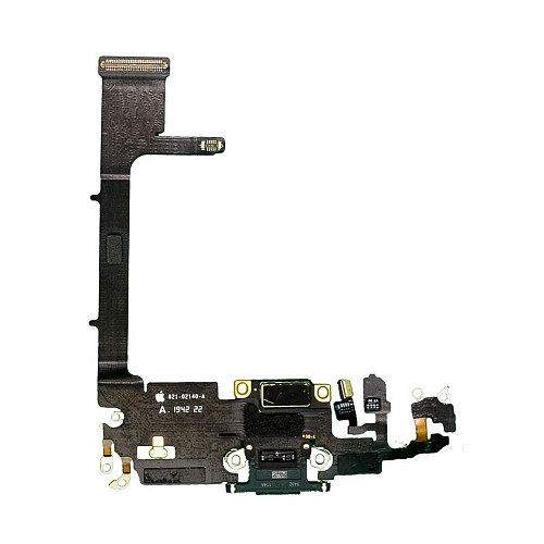 Шлейф с разъемом зарядки и микрофоном для iPhone 11 Pro (Зеленый) (AASP) 1