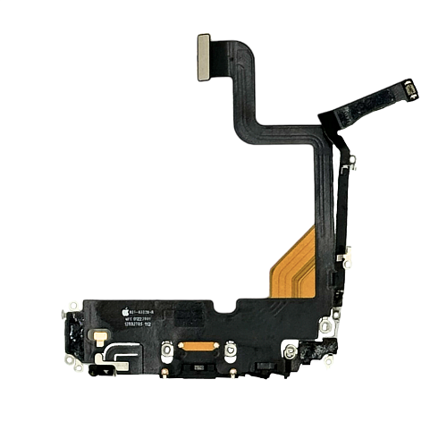 Шлейф с разъемом зарядки и микрофоном для iPhone 13 Pro (Черный) (AASP) 1