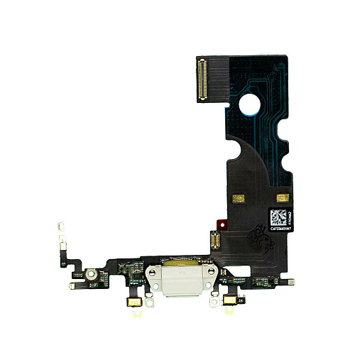 Шлейф c разъёмом зарядки и микрофоном для iPhone 8 / SE2020 (Белый) (AASP) 1