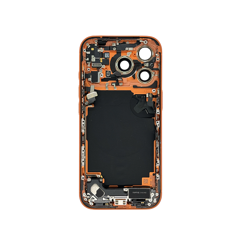 Корпус с задней крышкой для iPhone 17 Pro в сборе с шлейфами (Cosmic Orange) (Разбор) SIM 1