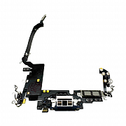 Шлейф с разъемом зарядки и микрофоном для iPhone 17 Pro Max (Blue) (Разбор) SIM + eSIM