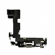 Шлейф с разъемом зарядки и микрофоном для iPhone 13 (Белый) (AASP)
