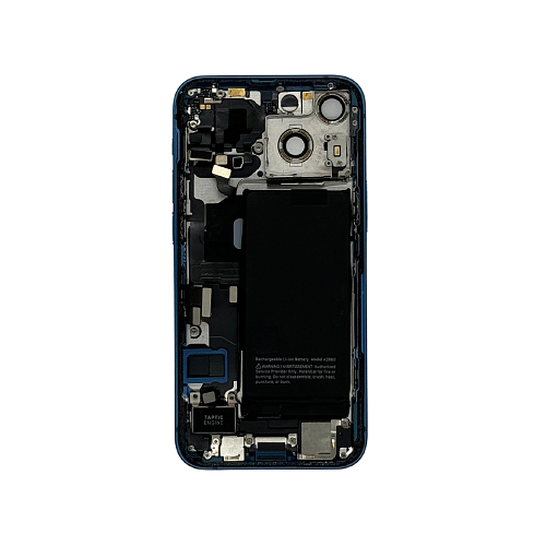 Корпус с задней крышкой CE для iPhone 13 mini в сборе с шлейфами (Синий) (Разбор) 1