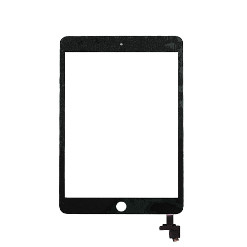 Сенсорное стекло (тачскрин) для iPad mini 3 Черный (Original)