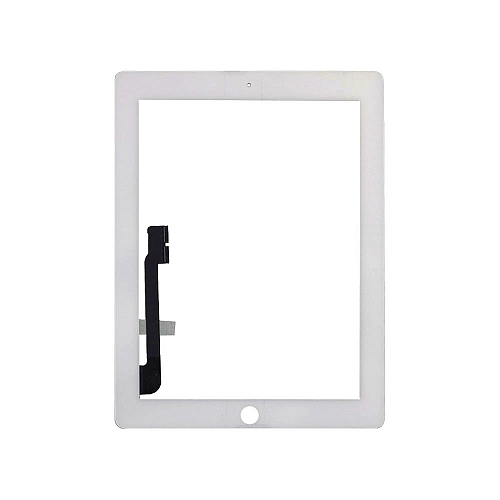 Сенсорное стекло (тачскрин) для iPad 3 / iPad 4 Белый (Original)