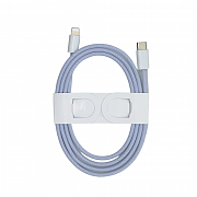 Зарядный кабель для iPhone, iPad USB-C to Lightning Cable (1m) (Из комплекта) Фиолетовый