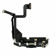 Шлейф с разъемом зарядки и микрофоном для iPhone 13 Pro (Зеленый) (AASP)
