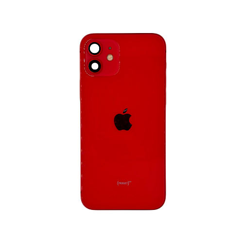 Корпус с задней крышкой CE для iPhone 12 в сборе с шлейфами (Красный) (Разбор)