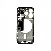 Средняя часть корпуса для iPhone 15 Pro в сборе с шлейфами (Natural Titanium) (Разбор) EU