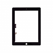 Сенсорное стекло (тачскрин) для iPad 3 / iPad 4 Черный (Original)