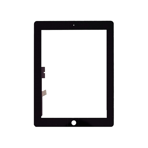 Сенсорное стекло (тачскрин) для iPad 3 / iPad 4 Черный (Original)