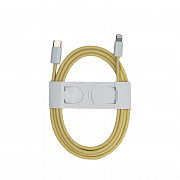 Зарядный кабель для iPhone, iPad USB-C to Lightning Cable (1m) (Из комплекта) Желтый