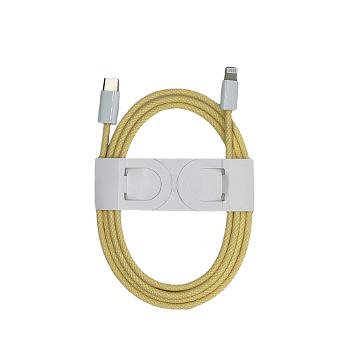 Зарядный кабель для iPhone, iPad USB-C to Lightning Cable (1m) (Из комплекта) Желтый