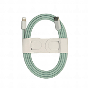 Зарядный кабель для iPhone, iPad USB-C to Lightning Cable (1m) (Из комплекта) Зеленый