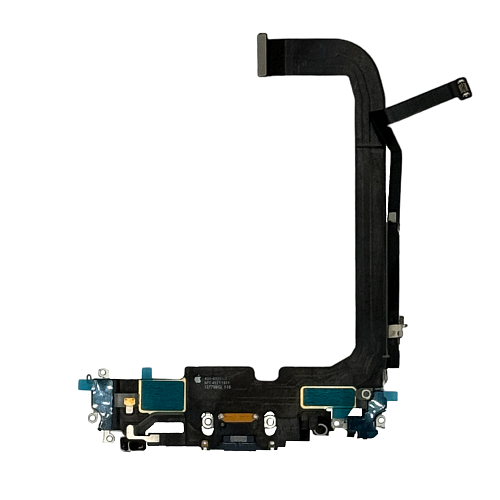 Шлейф с разъемом зарядки и микрофоном для iPhone 13 Pro Max (Голубой) (AASP) 1