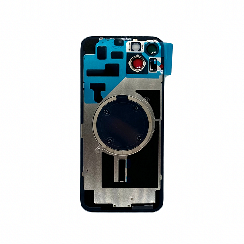 Задняя крышка в сборе с кронштейном, линзами камеры для iPhone 14 Plus (Голубой) 1