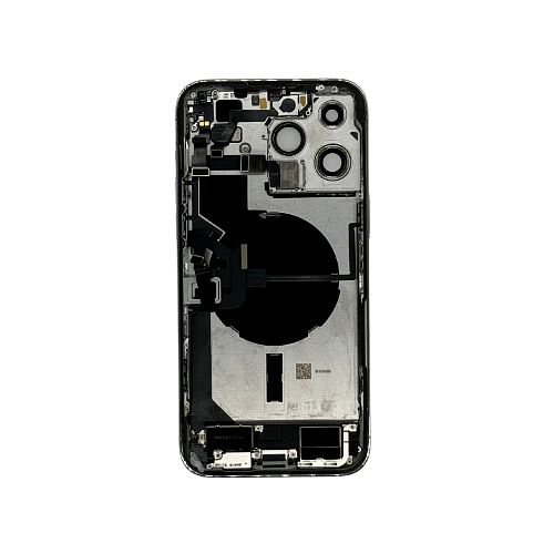 Корпус с задней крышкой для iPhone 14 Pro Max в сборе с шлейфами (Белый) (Разбор) 1