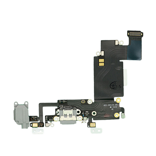 Шлейф c разъёмом зарядки, микрофоном и аудио разъёмом для iPhone 6S Plus (Черный) (AASP) 1