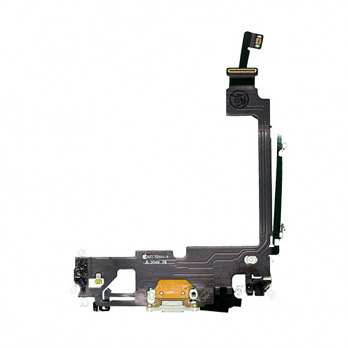 Шлейф с разъемом зарядки и микрофоном для iPhone 12 Pro Max (Белый) (AASP) 1