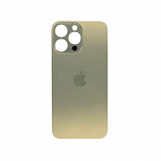 Задняя крышка для iPhone 14 Pro Max (Золотой) широкий вырез