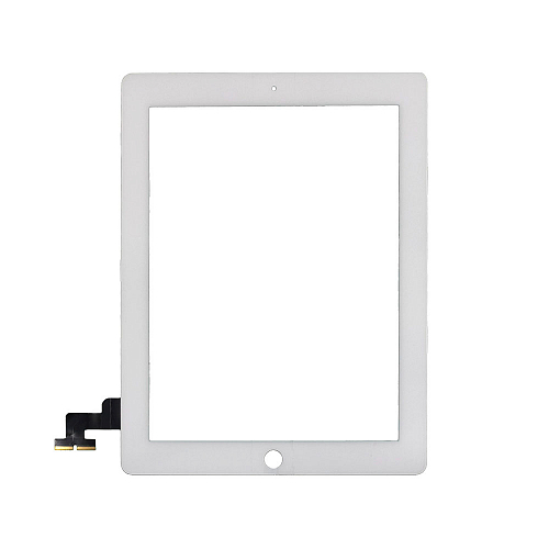 Сенсорное стекло (тачскрин) для iPad 2 Белый (Original)