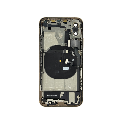 Корпус с задней крышкой CE для iPhone XS в сборе с шлейфами (Золотой) (Разбор) 1