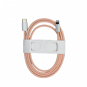 Зарядный кабель для iPhone, iPad USB-C to Lightning Cable (1m) (Из комплекта) Розовый
