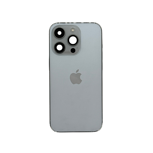 Корпус с задней крышкой для iPhone 14 Pro в сборе с шлейфами (Белый) (Разбор)