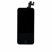Дисплей (в сборе с верхним динамиком и кнопкой Home) для iPhone 5S / SE (Original 100%) (Черный)