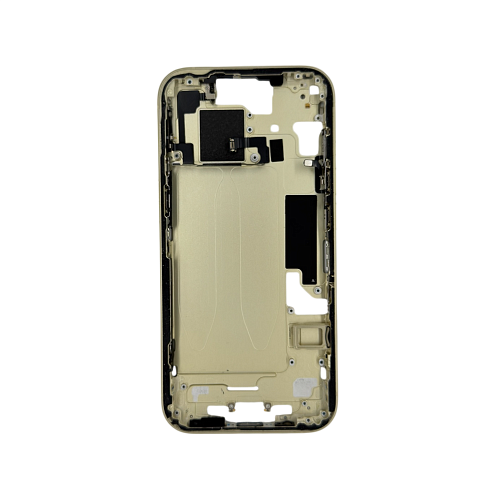 Средняя часть корпуса для iPhone 15 в сборе с шлейфами (Yellow) (Разбор) EU