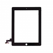 Сенсорное стекло (тачскрин) для iPad 2 Черный (Original)