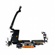 Шлейф с разъемом зарядки и микрофоном для iPhone 17 Pro Max (Cosmic Orange) (Разбор) Sim + Esim